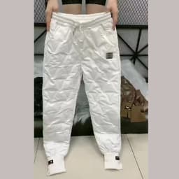 Autumn Cotton Trousers for Women's Snow Outerwear 2022 Winter New High Waist Thick Casual Feet Harem Pants Warm Casual Pants
