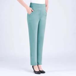 2024 Women Spring Summer Women New Middle-aged Thin Pants Female Elastic Waist Casual Pant Ladies Long Straight Trousers Y781