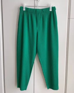 Pleats Original Pleated Pants Men's 2024 Summer Casual Drape Tapered Nine-minute Pants Drawstring Radish Small Leg Casual Pants