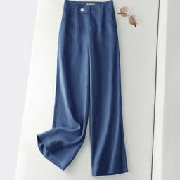Oversize Linen Wide Leg Pants Womens Casual Straight Pantalones Spring Korean Fashion Spodnie Loose High Waist Trouses New