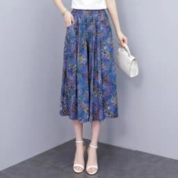 Elegant Women's Pants Summer Fashionable Printed Long Pants Loose Comfortable prnited Pants