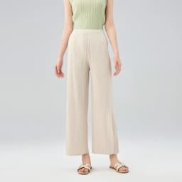 Miyake Pleated Casual Pants Women 2025 Summer New Temperament Mid-waist Pleated Long Paragraph Splicing Straight Pants