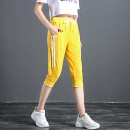 Sportwear Capris Pants Women's Summer 2023 New Korean Casual Breeches Loose Harem Running Fitness Thin Shorts