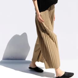 Miyake Pleated Hanging Casual Straight Loose Wide Leg Pants