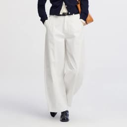 Semir Pants Women Distressed Loose Trousers 2025 New Autumn Brushed Split Curved Hem Casual