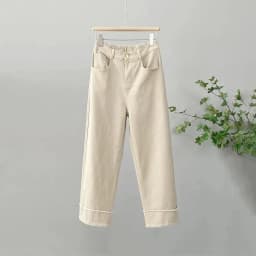 Women Large Size 4XL Straight Casual Pantalons Spring Autumn Female Narrow Version Wide Leg Pants Ladies High Waist Trousers