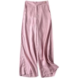 High Waist Cotton Linen Wide Leg Casual Pants Loose Women's Trousers Autumn Season Commute Style Asymmetric Design Long Pants