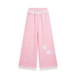 Kawaii Women Casual Pants Harajuku Cartoon Print Y2K Subculture Chic Loose Trousers Street Bottoms for Hot Girls Daily Outfit