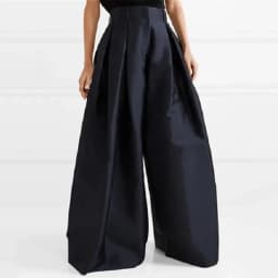 UOOZEE Women Fashion Solid Color High Waisted Wide Leg Pants 2025 New Spring Summer Loose Casual Simple Oversized Trousers
