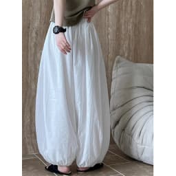 Oversized Bloomers 2026 New Summer Designer Elegant Fashion Women Lantern Pants Casual Loose Breathable Cotton Wide Leg Pants