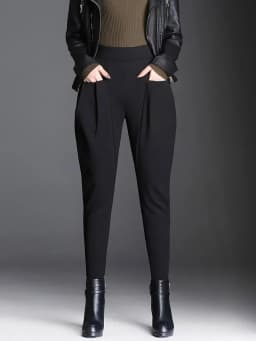 Harem Pants Women Loose Radish Women's New High Waist Slimming Casual Trousers Thickened Plus Velvet