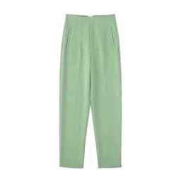 MUJER 2025 Women's Summer Pants Pencil High Waist Pants for Women White Black Cropped Trousers Womens Streetwear Office Pants
