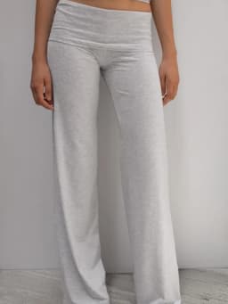 Fold Over Yoga Pants for Women Angel Wings Low Rise Straight Leg Sweatpants Y2k Stretchy Loose Gym Lounge Leggings