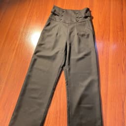 High Waist Straight Pants Y2k Vintage Court British Buttons Autumn 2026 Spring New Commute Thin Versatile Black Trousers Women