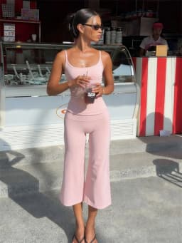 Summer Gaucho Pants Women Fold Over Cropped Capri Pants Low Rise Wide Leg Yoga Capris Palazzo Culotte Stretch Bottoms Streetwear