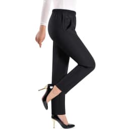 Plus size 8XL Autumn Women Trousers Oversize Elastic High Waist Loose Casual Pants Middle-aged Female Winter Warm Stretch Pants