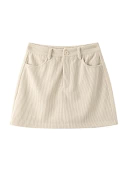 Autumn Corduroy Mini Skirt Burgundy For Women Brown Vintage A Line Short Skirts With Shorts Inside For Women Skirt Corduroy Fall