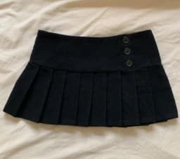Gothic punk Low waist pleated Mini skirt women black ruffle metal buckle streetwear summer Aesthetic hotsweet Woman's Clothing