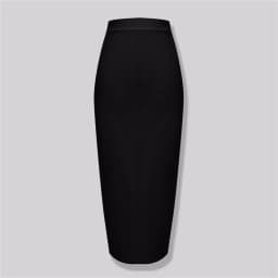 Wholesale Women's Elastic Candy Color Bandage Skirt Bodycon Midi Calf Pencil Skirt For Elegant Ladies Formal Business Skirts