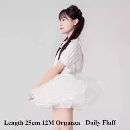 MAGOGO Lolita Super Stuffed Petticoat Boneless Violent Skirt Support Soft Yarn Short Duck Butt Korea Japan New Tutu Tulle Skirts