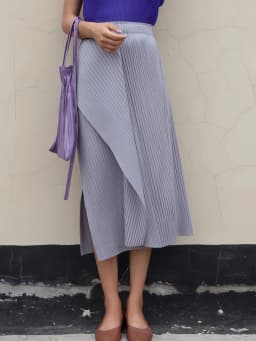 Miyake Pleated Irregular Skirt Women 2025 Spring Summer Korean Fashion Causal Straight Pleated Skirts
