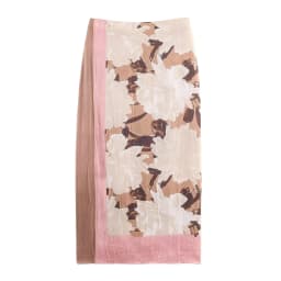 New Women Printed Daily Skirt Female Effect Appointment Midi Skirt High Waist Commute Suitable Slim Fit Skirts