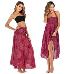 Sexy Summer Long Boho Bottom Women Skirt Vintage Casual Ropa Mujer Faldas Loose Fashion y2k Maxi Skirts Woman Clothing Saia Jupe