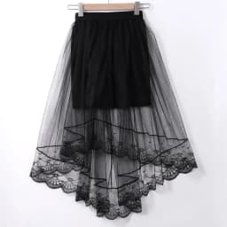 2022 Vintage Women Stretch High Waist Lace Skirt Women Skater Flared Pleated Swing Long Summer Skir