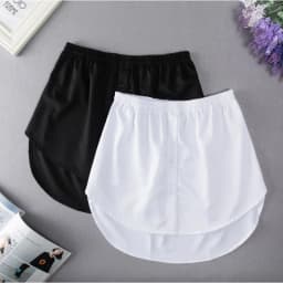 High Waist Fake Top Skirt Adjustable Mini Skirt Lower Sweep Layering Half-Length Underskirt False Splitting A Version Skirts