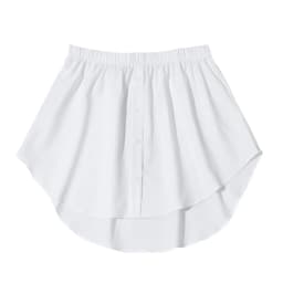 High Waist Fake Top Skirt Adjustable Mini Skirt Lower Sweep Layering Half-Length Underskirt False Splitting A Version Skirts