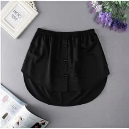 High Waist Fake Top Skirt Adjustable Mini Skirt Lower Sweep Layering Half-Length Underskirt False Splitting A Version Skirts