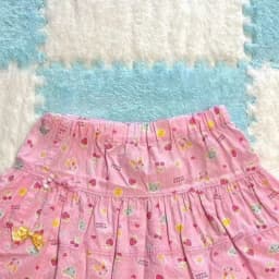 Japanese Kawaii Cartoon Print Mini Cake Skirts Womens JK Lace Patchwork Jupe High Waist Skirt Y2k Aesthetic Sweet Gothic Faldas