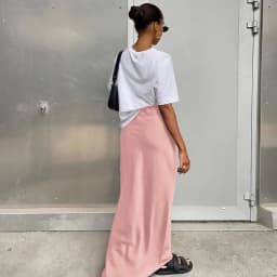 2024 Women Fashion Satin Skirt High Waist Midi Skirt Stylish Women High Street Versatile Chic Elegant Female Skirt
