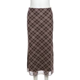 Sylcue French Style Rhomboid Classic Retro All-match Casual Fashionable Cool Self-confidence Street Women Autumn Straight Skirt