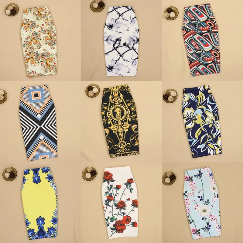 50% OFF On Sale Summer Women's long Pencil skirts High Waist Slim Bodycon Vintage Skirts korean jupe official store Falda Y2K