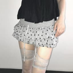 Genayooa Y2k Japanese Skirt Women Dot Mini A-line Pleated Skirts Streetwear Korean Style Irregular Skirts E-girls Short Skirt