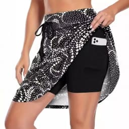 Girls' Summer Skirts Fake Two Girls' Underpants Skirts Running Outdoors Sport Skirt Pockets Fitness Casual Shorts 2025