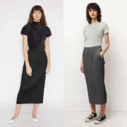 YUDX Miyake Female Stars With The Same Opaque Solid Color High Waist Pleated Half Skirt Pleated 2025 Summer Package Hip Skirt