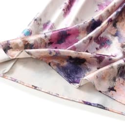Women Luxury Pastel Floral Satin Long Skirts 2026 Spring Summer High Waist Elegant Chic Faldas