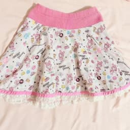 Japanese Mini Skirt Women Sweet Kawaii Cartoon Anime Print Lolita Skirt Cute A-line Lace Patchwork Skirts Y2k Harajuku Clothes