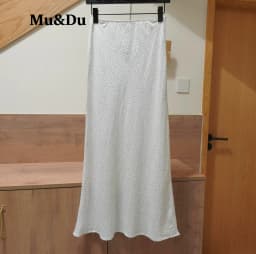 Dot Skirt Women High Waist Elegant Long Skirts Street Fashion Summer Midi Skirt Office Slim Sexy Vintage Skirt