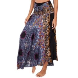 Bohemian Fashion Skirts Roupas Saia New Sexy Woman Long Jupe Boho Flowers Elastic Waist Women Skirt Faldas Bottom Women Clothes