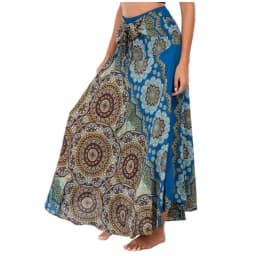 Bohemian Fashion Skirts Roupas Saia New Sexy Woman Long Jupe Boho Flowers Elastic Waist Women Skirt Faldas Bottom Women Clothes