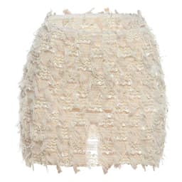 Weird Puss Colorful Tassel Skirts Peach Hip Women Thin Knit Wild Sexy Midnight Summer Trend Stretch Skinny Streetwear Bodycon