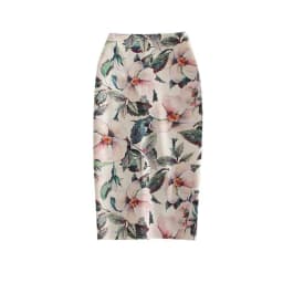 Streetwear Blue Skirt Ladies Spring Clothes Women's High Waist Harajuku Korean Style Vintage Print Skirt for Women Faldas Cortas