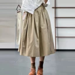 Artistic Fashion Korean Style Loose Fit Slimming Versatile Age-Defying Midi Skirt Brandless Sweet Japanese Waist Design