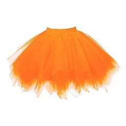 Women's Candy-colored Tutu Tulle Skirt Ballet Skirt Dance Party Stage Performance Fluffy Mini Skirt Adult Costume Ball Gown