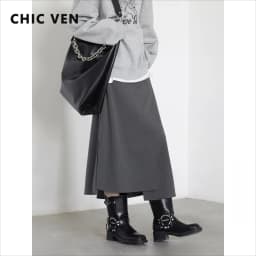 CHIC VEN New Women Skirts Loose Casual Solid Straight Tube Design Irregular Slit Female Skirt Ladies Clothes Spring Autumn 2025