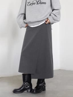 CHIC VEN New Women Skirts Loose Casual Solid Straight Tube Design Irregular Slit Female Skirt Ladies Clothes Spring Autumn 2025