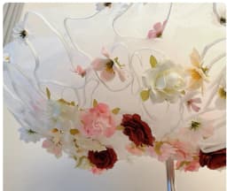 Flowers Crinoline Sweet Fairy Lolita Spring and Summer Bubble Skirt Gorgeous French Elegant Girl Women's Organza Midi Skirt